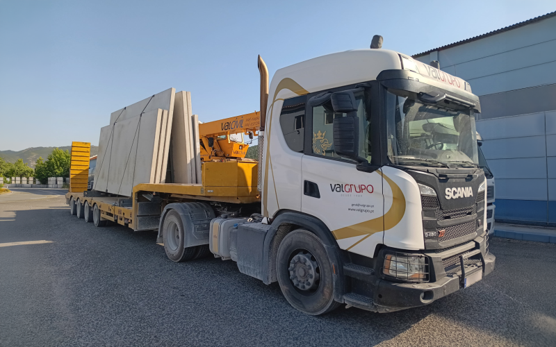 Transporte Materiais Construcao